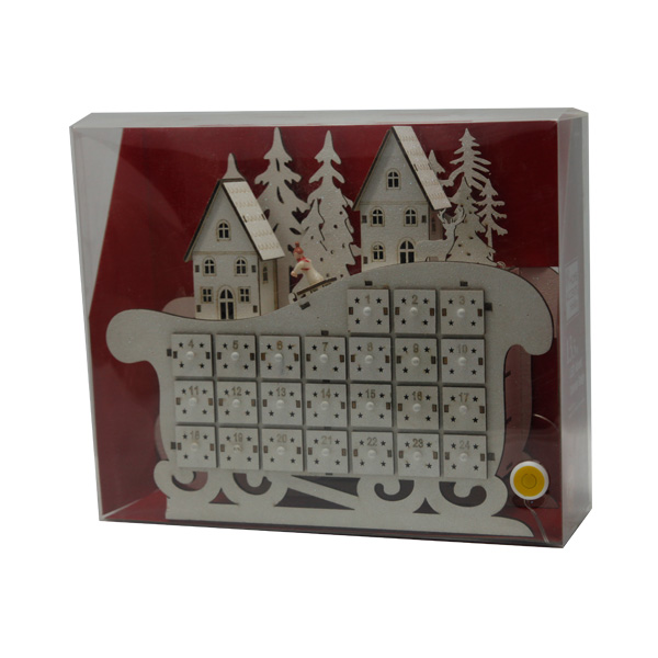 Christmas Decor Wood Villa/Tree/House Ornaments