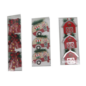 Christmas Ornaments 3 Pack Hanging Decorations Gifts