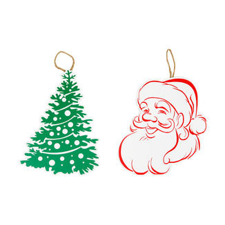 Santa Claus Christmas Tree Ornaments 