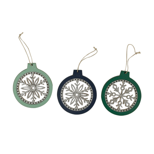 Snowflake Ball Type Hanging Ornaments  