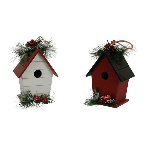 Wooden Outside Hanging Bird House Garden Birdhouse