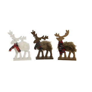 Wooden Reindeer Home Ornaments Christmas Decorations