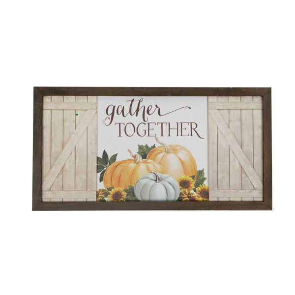 Rectangular Rustic Wooden Hanging With Frame