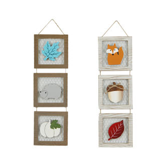 Small Photo Frame Type Wooden Wall Hanging