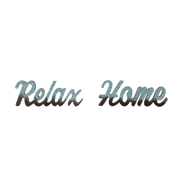 Decorative Beach Gradient Color Cutout Word Signs