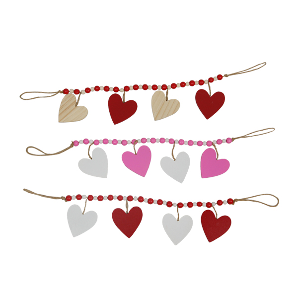 Heart Garland Banner Valentine's Wall Hanging
