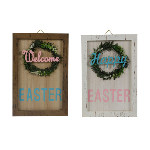 Easter Wreath Frame Wall Hanging Ornament